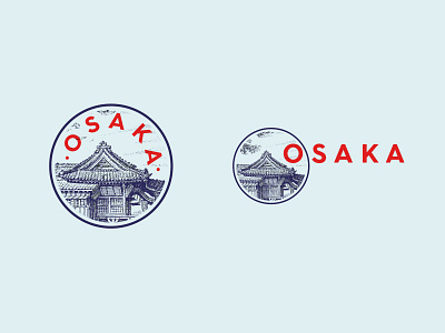 Osaka japan logo osaka restaurant