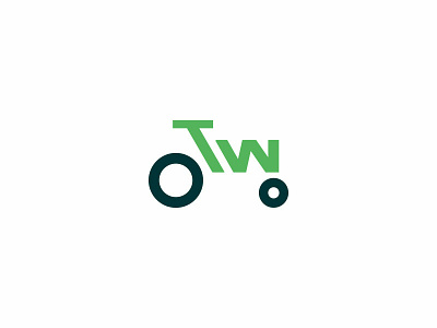 TW Farming branding brandmark clean concept design farming identity logo mark minimal tractor vector