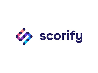 Scorify logo branding brandmark clean concept design identity logo mark minimal path s vector