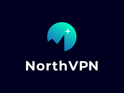 North VPN branding brandmark clean design identity logo mark minimal north vector vpn