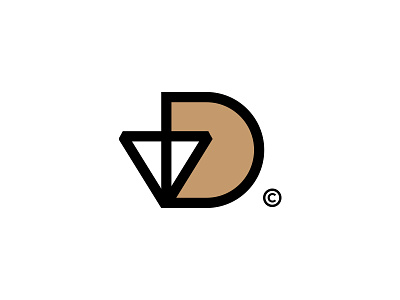 vD branding brandmark clean concept construction design identity logo mark minimal v vd vector