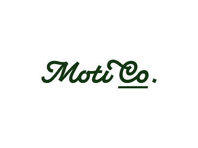 Moti Co. branding brandmark clean concept design identity logo mark minimal type typography vector