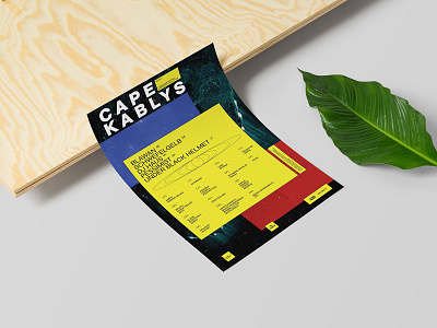 Cape Kablys festival brand design branding design festival minimal