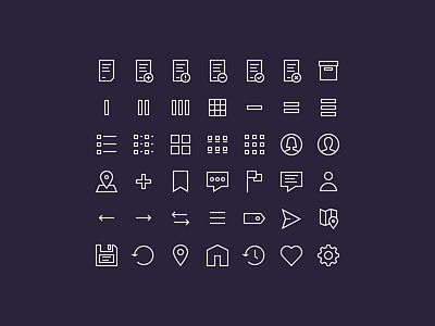24x24 icons (wip) icons pixel grid ui