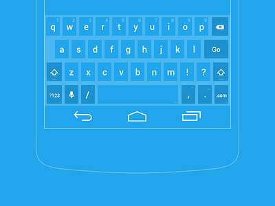 Nexus 5 Wireframe keyboard app keyboard mobile nexus nexus 5 sketchapp wip wireframe