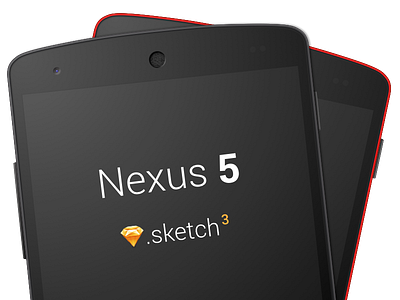 Nexus 5 Sketch 3 Template (Free download)