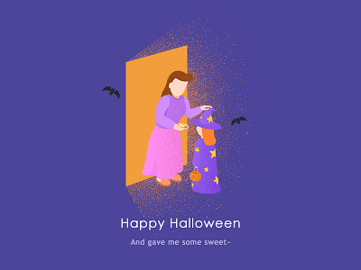 Happy Halloween design halloween illustration