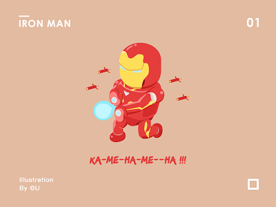 Iron Man design illustration iron man