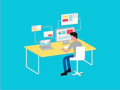 In-Depth Telemetry and Reporting computer connecting services dashboard desk laptop workspace