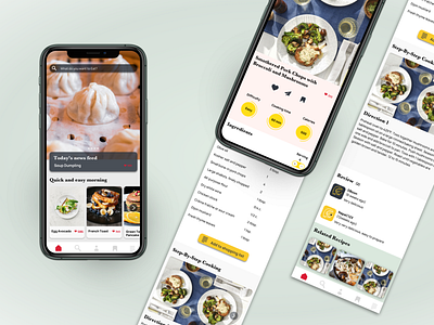 Case Study: Recipe app app branding design typography ui ux