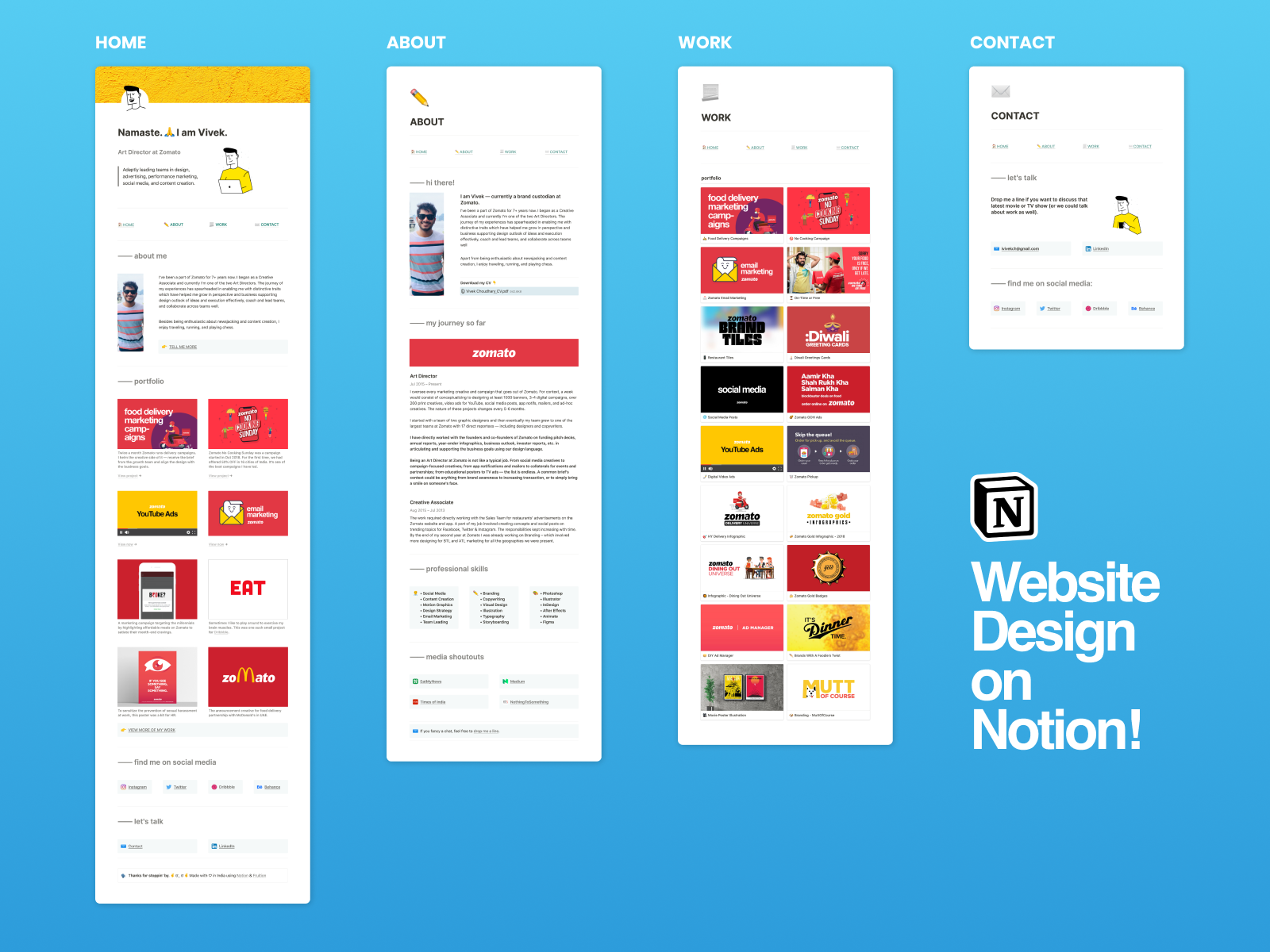 notion website examples