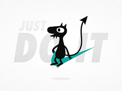 Disenchantment's Demon 2d art character clean design grainy graphic illustration illustrator logo minimal typography vector