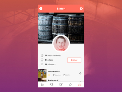 Daily UI 006 | User Profile