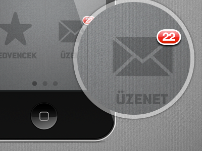 iPhone App Mockup for Eures