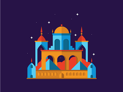 Arabian nights arabic illustration vector vector art