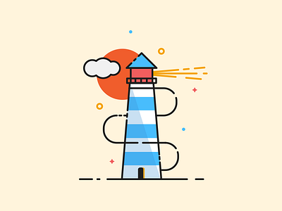 Lighthouse illustration lighthouse vector