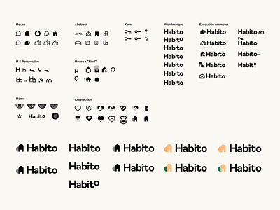 Habito branding branding design icon design logo visual design