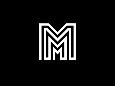 M Logo Design with Grids