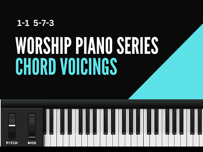 YouTube Thumbnail - Worship Piano Series branding canva design graphic design illustration