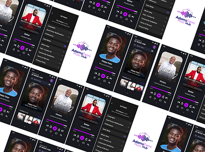 Music Player Design - Mobile App branding design figma musicapp ui ux