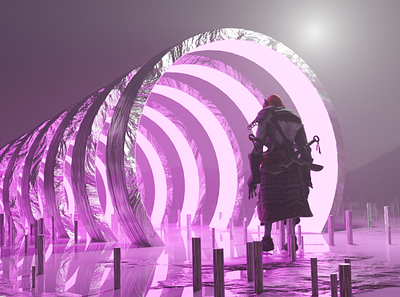 A portal of despair 3d graphic design