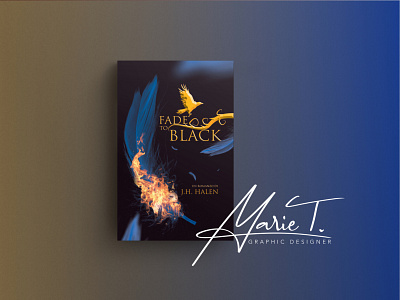 Book Cover for "Fade to Black", by J.H. Halen book branding design graphic design illustration logo typography