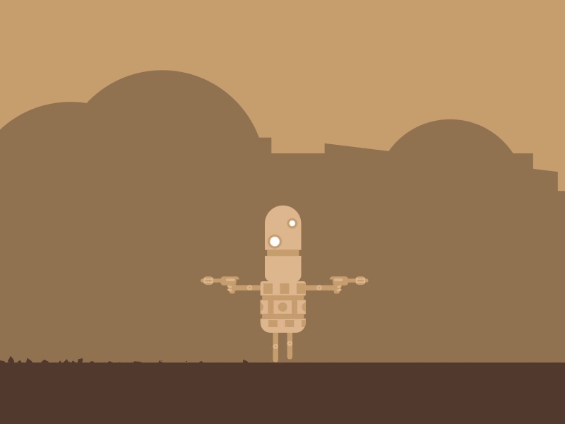 Happy Star Wars Day after effects cartoon character droid fun funny illustration illustrator loop robot star wars star wars day starwars