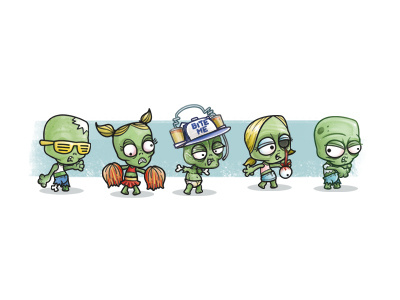 Zombies character fun sprites zombie zomby