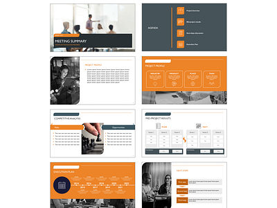 Meeting Summary PowerPoint Template