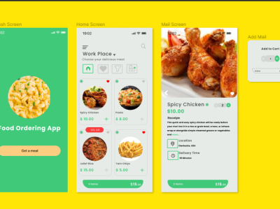Food Ordering App ui design