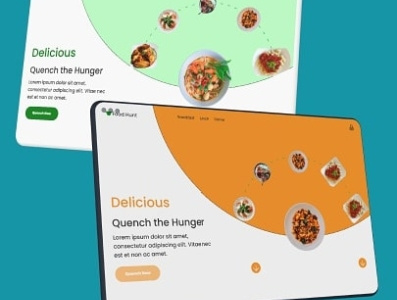 Food Ordering App with smart animation