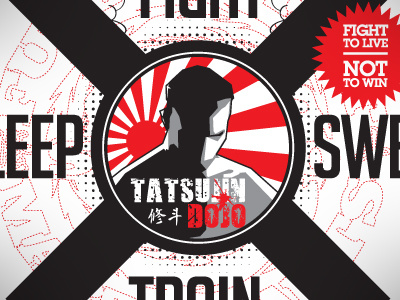 Tatsujin Dojo Badge badge design japan sport