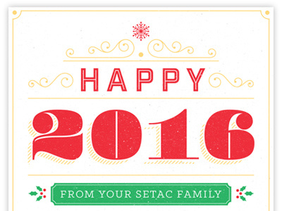 SETAC Happy 2016 Email christmas email holiday new year