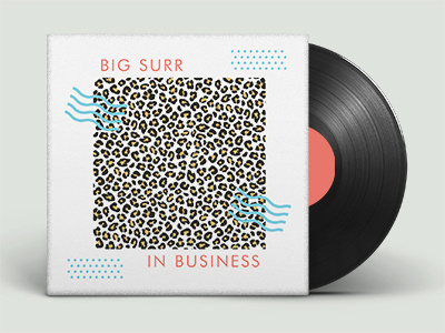 Album Art album art leopard memphis mockup music patterns vinyl
