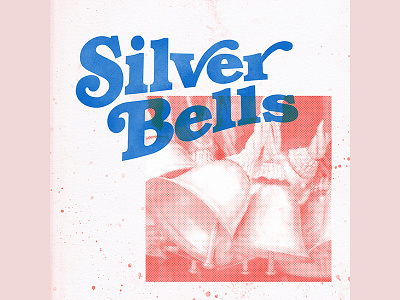 Silver Bells Single Art art christmas design music texture typography vintage