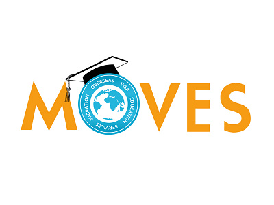 Moves graphic illustration logo