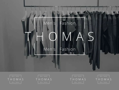 Fashion logo "Thomas" branding design icon illustration logo motion graphics