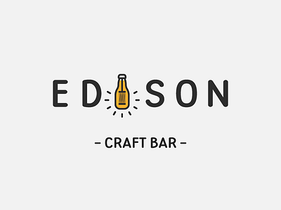 Logo // EDISON Craft Bar