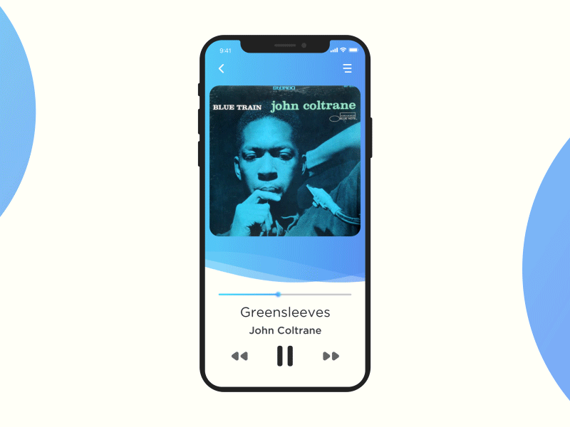 Play Screen // Music App after effects animation animations app ios iphonex motion music player sketch ui ux