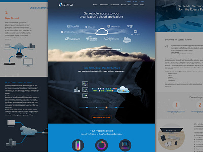 Ecessa website redesign