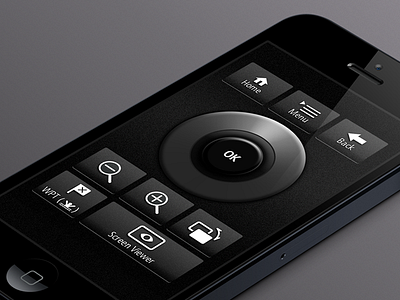 Raymarine RayRemote App button design interface ios app iphone marine mobile ui design