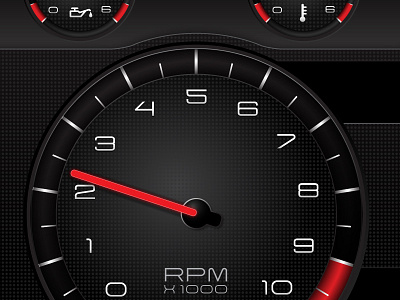 Dashboard black car dark dashboard dial illustrator levels oil rev counter rpm speed speedometer temperature
