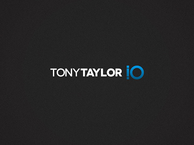 Tony Taylor logo 2 blue branding clean graphic design logo logo design logo mark simple