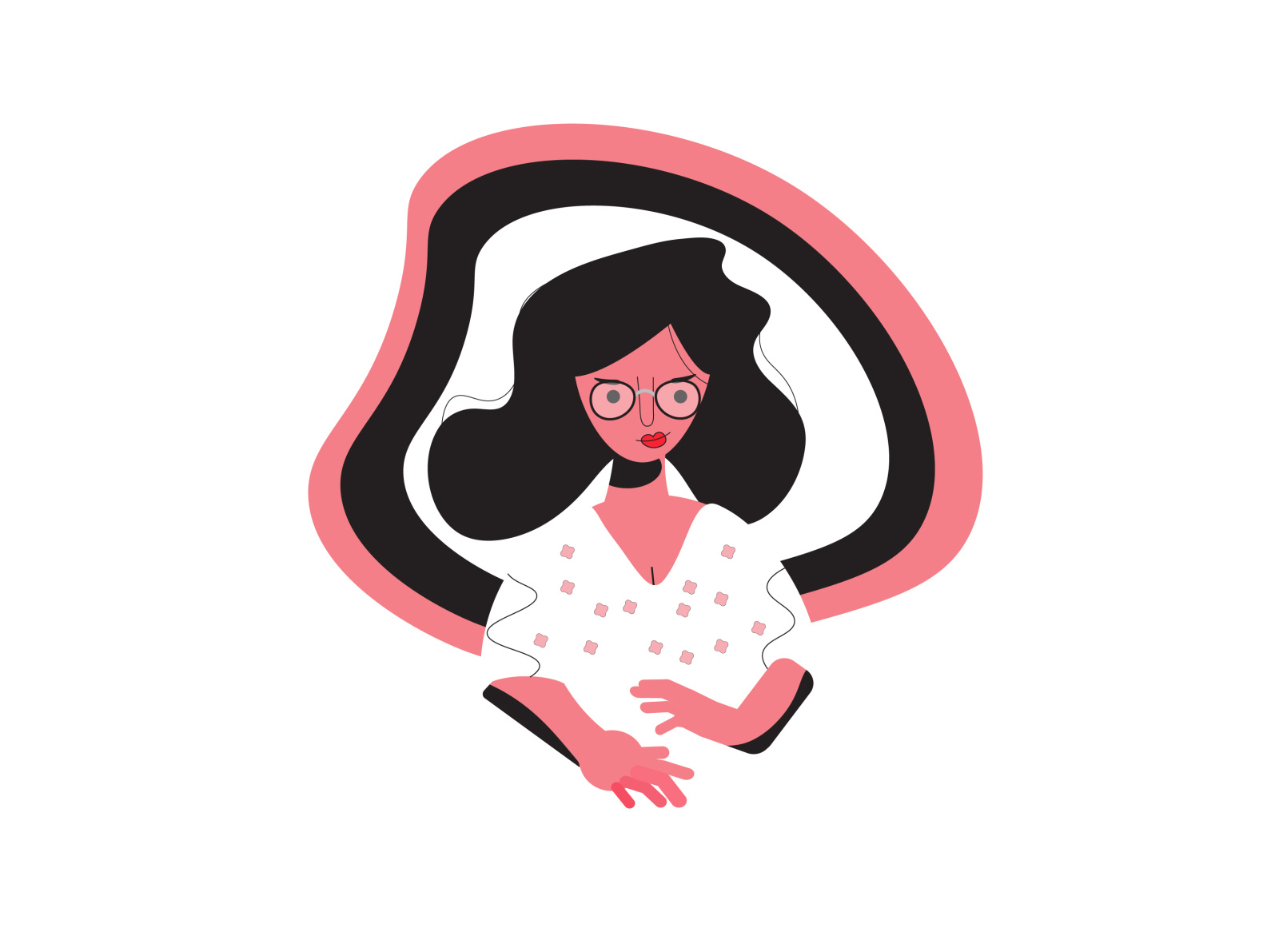 a-random-girl-by-khan-khan-on-dribbble