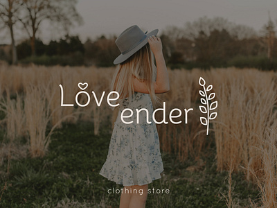 LOVEender logo and branding for clothing store branding clothingstore graphic design identity logo logodesign logotype