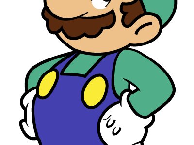 WIP-Identity Crisis brothers cartoon green luigi mario red super