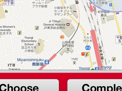 Map app design ios iphone location map spec