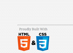 Proudly Built 3 5 built css css3 html html5 web design website