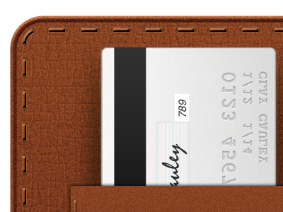Wallet-ish build card credit debit design wallet web wip
