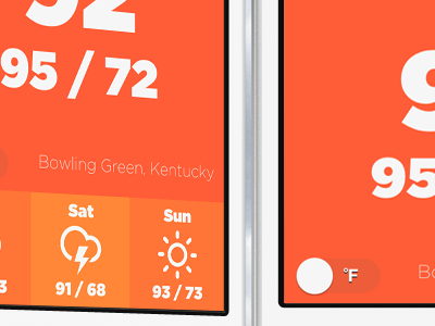 Breezi app breezi cesare clean design interface minimal rocchi simple ui weather